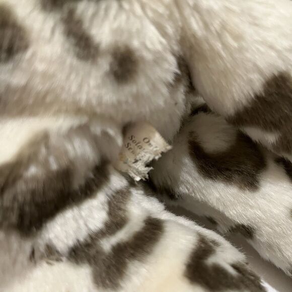 Animal Alley Snow Leopard Plush Stuffed Animal Realistic Weighted Toys R Us 2000 - Picture 6 of 10
